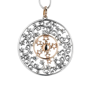 Ciondolo Donna Polvere di Stelle in Argento e oro 9KT DE NOBILI (CI515)
