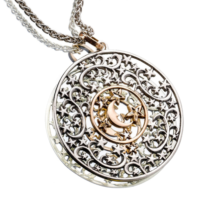 Ciondolo Donna Polvere di Stelle in Argento e oro 9KT DE NOBILI (CI515A)